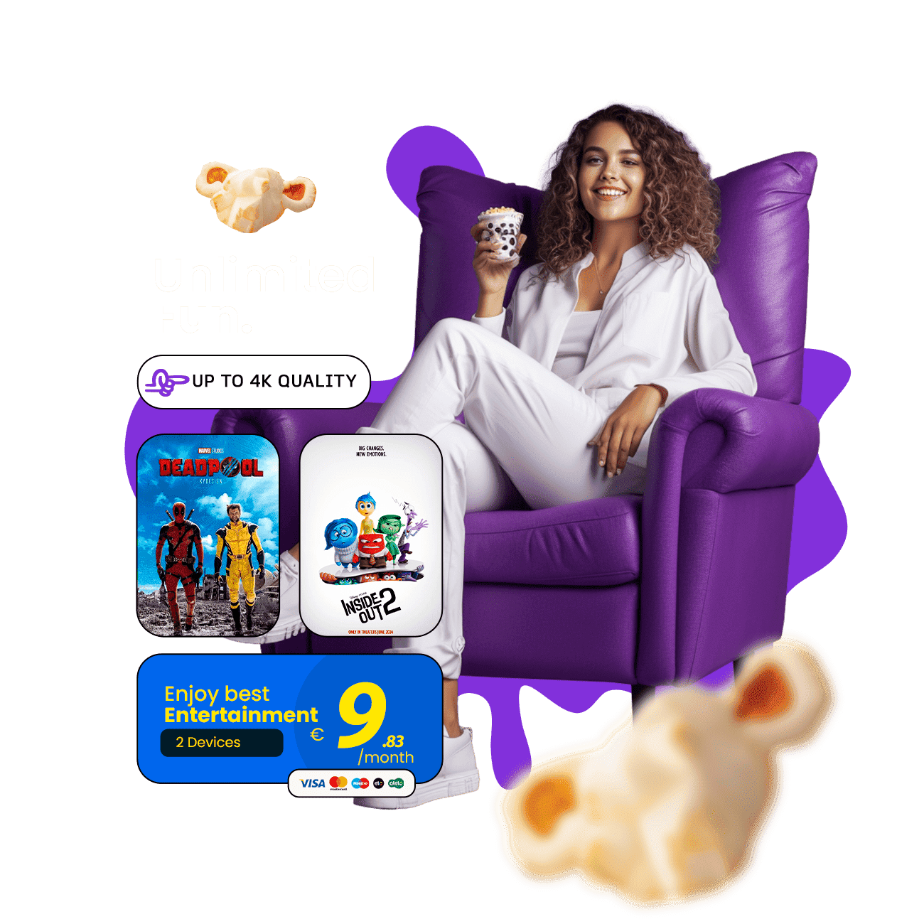 Ubegrenset IPTV-underholdning med filmer og 4K-kvalitet for en moderne bruker i Norge.